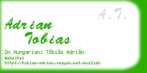 adrian tobias business card